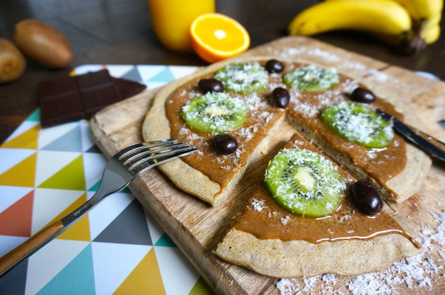 Healthy express pancakes